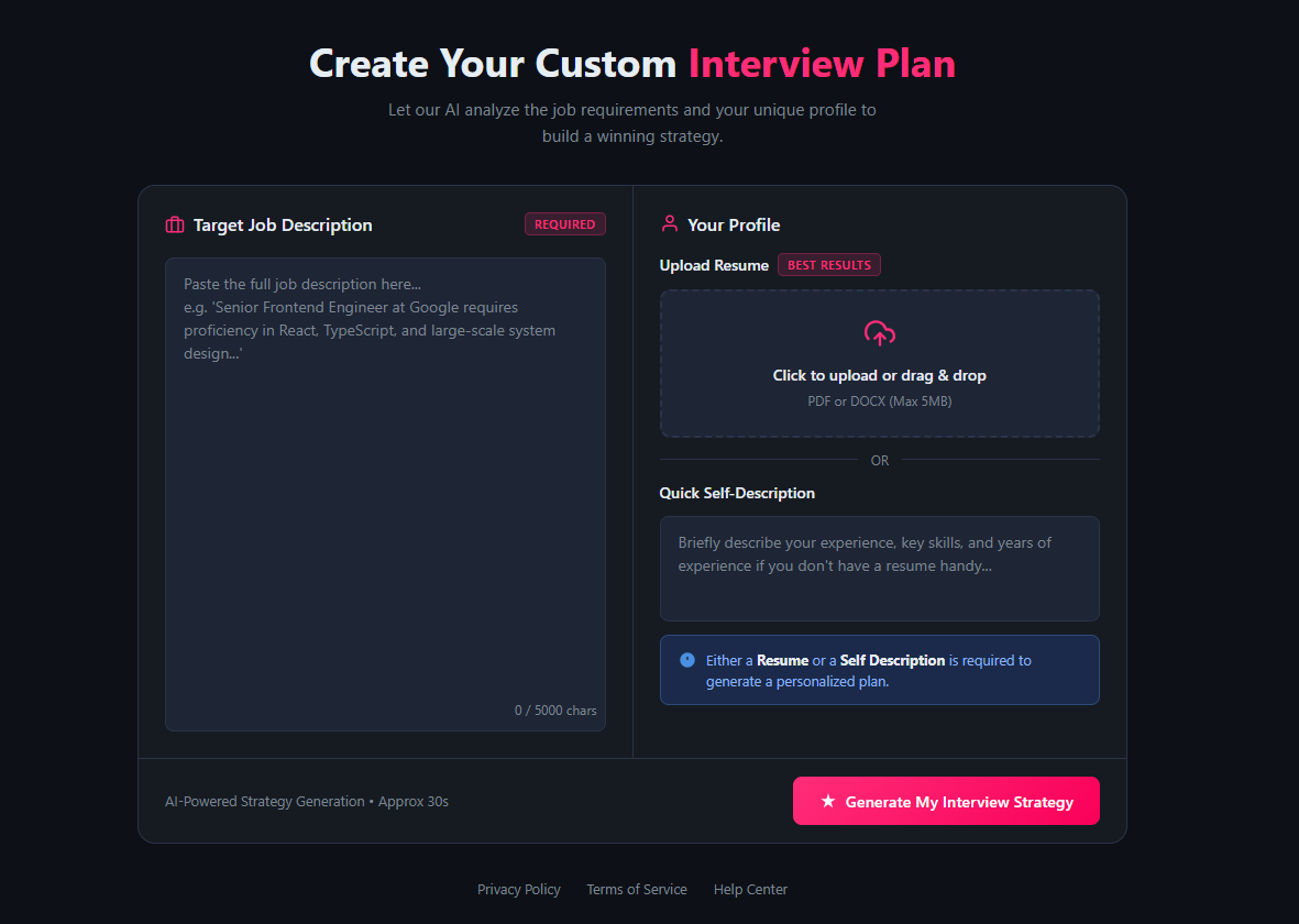 Gen AI Interview Platform